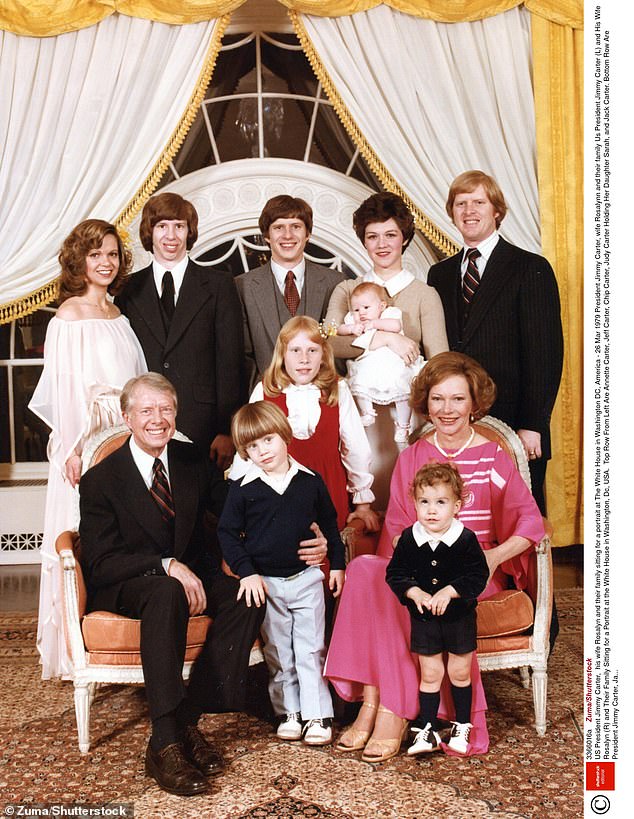 The Carter family photo taken at the White House in 1979