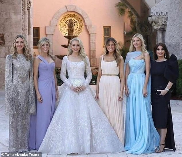 Melania attended stepdaughter Tiffany Trump's November 2022 wedding to Michael Boulos at Mar-a-Lago