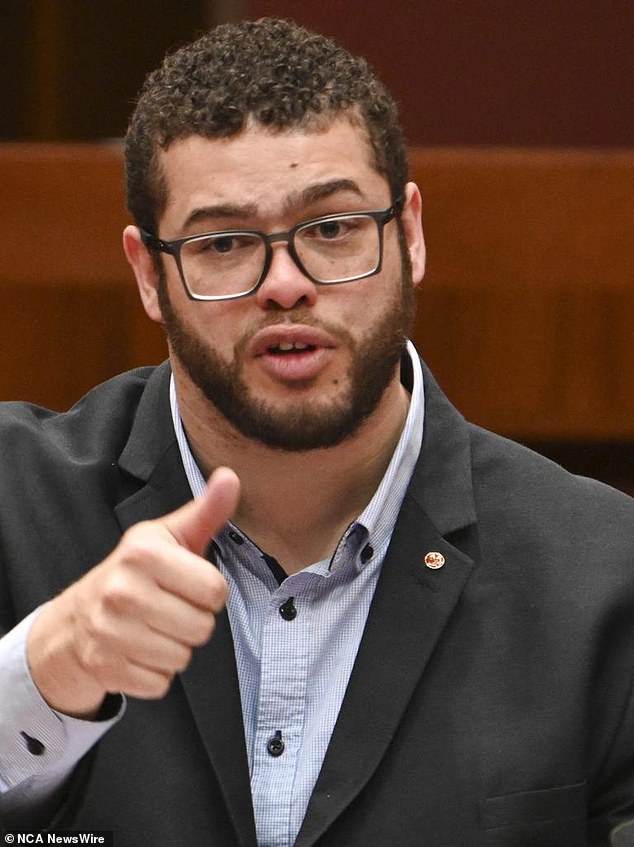 Greens senator Jordon Steele-John, who has cerebral palsy, slammed the Prime Minister for using his disability as a joke. Photo: NewsWire / Martin Ollman