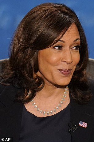 Harris debuted an Irene Neuwirth pearl and turquoise necklace — worth $26,440 — during the 2020 vice presidential debate against Mike Pence in Utah