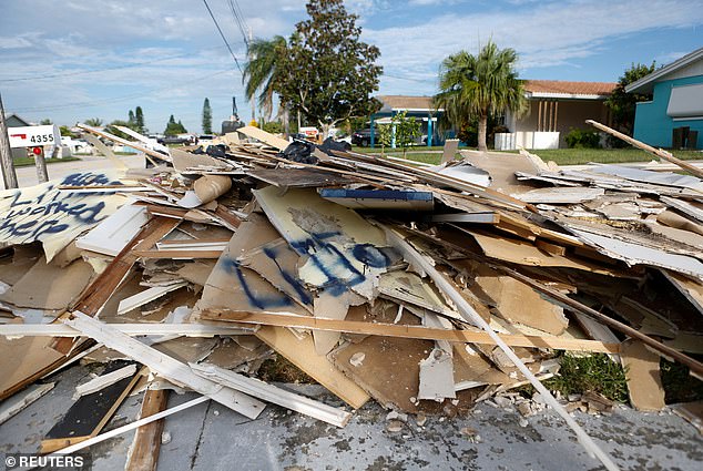 In areas of Florida affected by Helene, more than 40,000 cubic feet of debris was removed in less than two days, officials say.