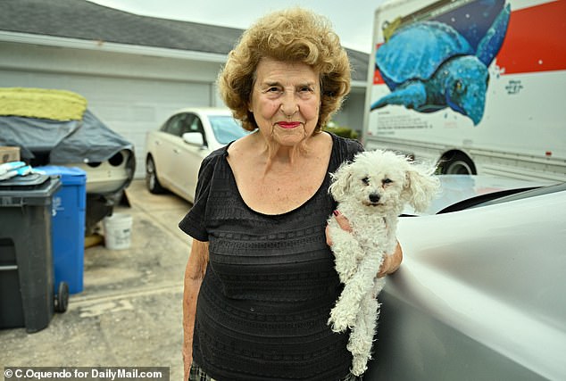 Dana Shore resident Pauline Cuesta, 92, left her home after 53 years and fears it could be the last time she ever sees it