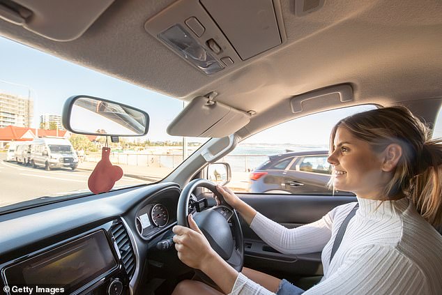 Fines vary between states, with WA having one of the smallest penalties, but an obstructed view of the road is a fineable offense across Australia (stock image)