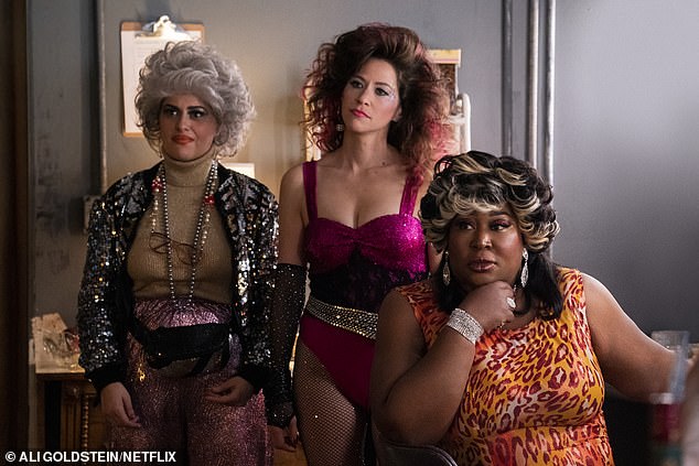 Female wrestling comedy GLOW (pictured) received praise from critics and fans alike, but it wasn't enough to prevent the film from being canceled