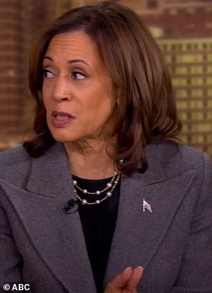 Vice President Kamala Harris appears on The View