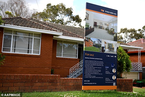 Koch said contrary to popular belief, most older Australians agree the property market is broken. The photo shows a house for sale