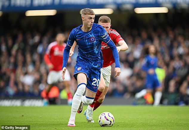 Palmer has played for Chelsea this season, scoring six goals and five assists in seven Premier League matches