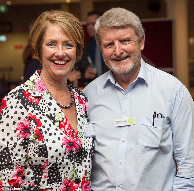 Karen McKeown, the state member for Penrith, called the police on Friday when she realized her house had been broken into and her husband Brendan's car was missing (pictured together)