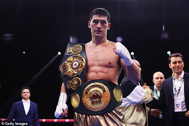 Bivol, 33, holds the other two WBA light-heavyweight titles