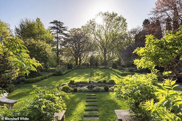 It features a unique garden (pictured) designed by architect Aarold Desbrowe Annear, which contributed to the house being placed on the Victorian Heritage List.