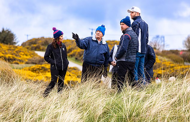 Donald Trump has announced that his new links golf course will open in Aberdeen in the summer of 2025. The photo shows the location for the new championship links golf course