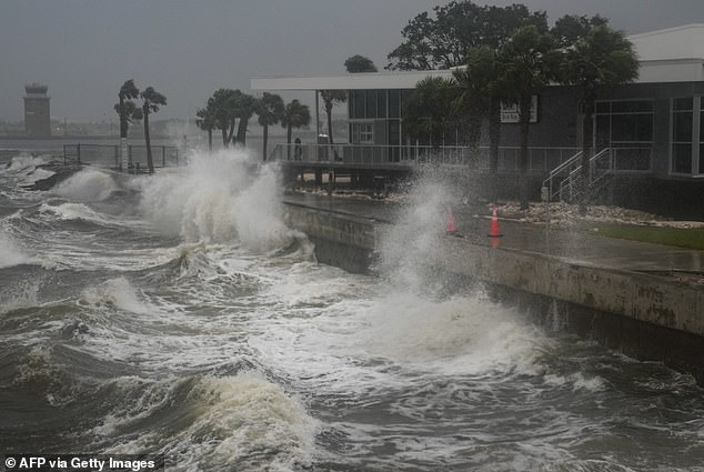 Hurricane Milton has already attempted to hit Florida. The historic storm is expected to double in size before making landfall Wednesday evening. Pictured: St. Pete Pier in St. Petersburg on October 9