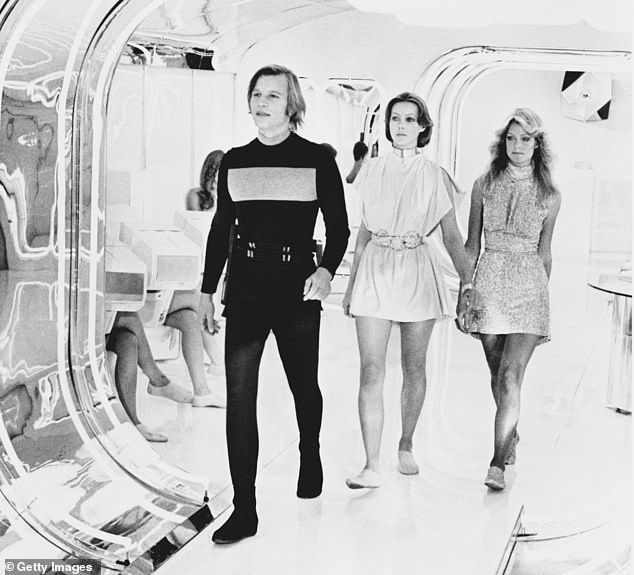 Fawcett also appeared with Michael York and Jenny Agutter in the 1976 sci-fi cult classic Logan's Run