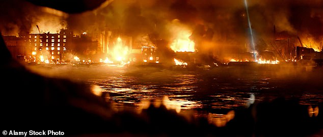 The aftermath of the bombing of Café de Paris (which actually took place in March 1941) is meticulously recreated in the film.