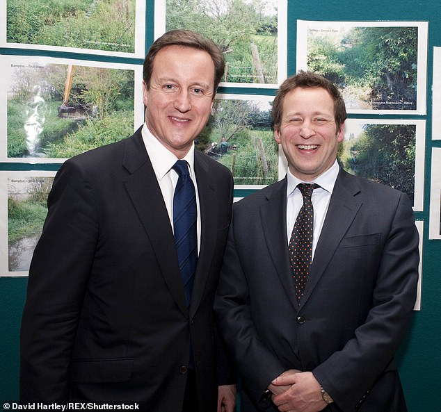 Former Culture Minister, MP Ed Vaizey (pictured right with David Cameron)