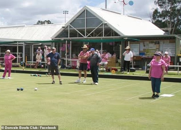 Donvale Bowls Club (pictured) received more than $1 million from Hallman – and he had only set foot on the grounds once