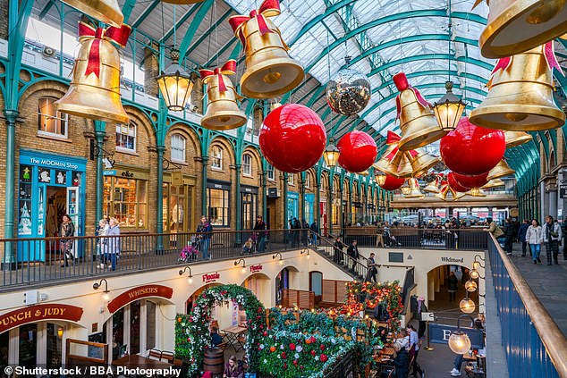 Walking through Covent Garden's Christmas market gives Brits a festive glow - it's in 37,800 TikTok posts