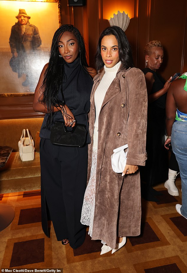 At the launch, Rochelle found time to pose for more photos with London-based fashion editor and celebrity stylist Georgia Medley, who hosted the event