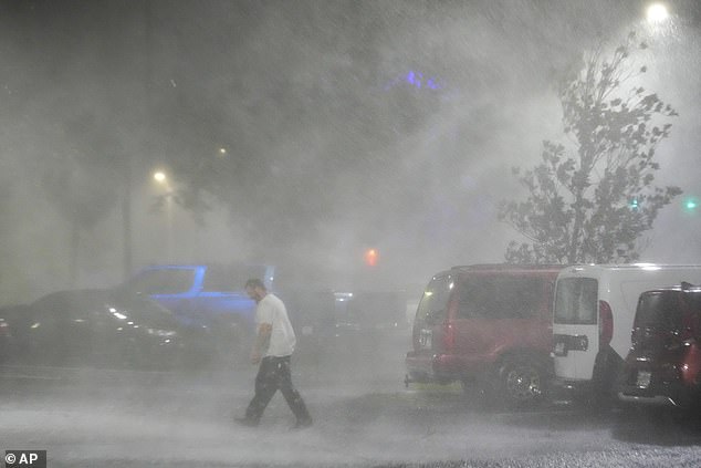 Malinowski insisted he wasn't worried as the storm raged outside