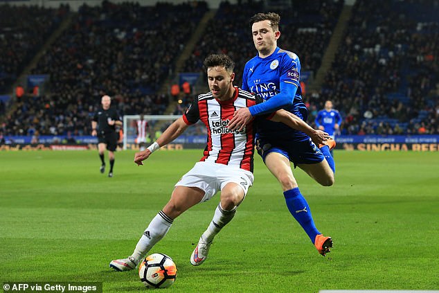 Chilwell and Baldock played together at MK Dons before facing each other in the Premier League