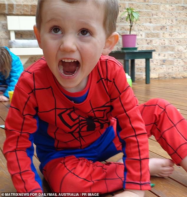 The last known photograph taken of William Tyrrell on the morning he disappeared from the verandah of his foster grandmother's home in Benaroon Drive, Kendall on September 12, 2014