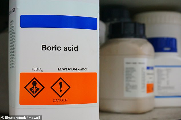 Boric acid – commonly used as an effective insecticide – is found in low doses in certain pharmaceutical products, including products for the treatment of vaginal infections