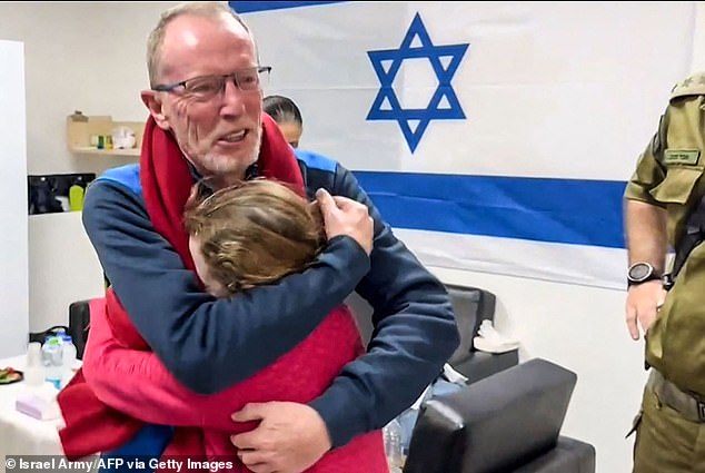 Hand was reunited with his daughter on November 26 after she and other hostages were released by Hamas