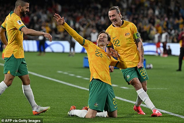 1728574820 965 Watch Craig Goodwins Socceroos screamer as Australia come from behind