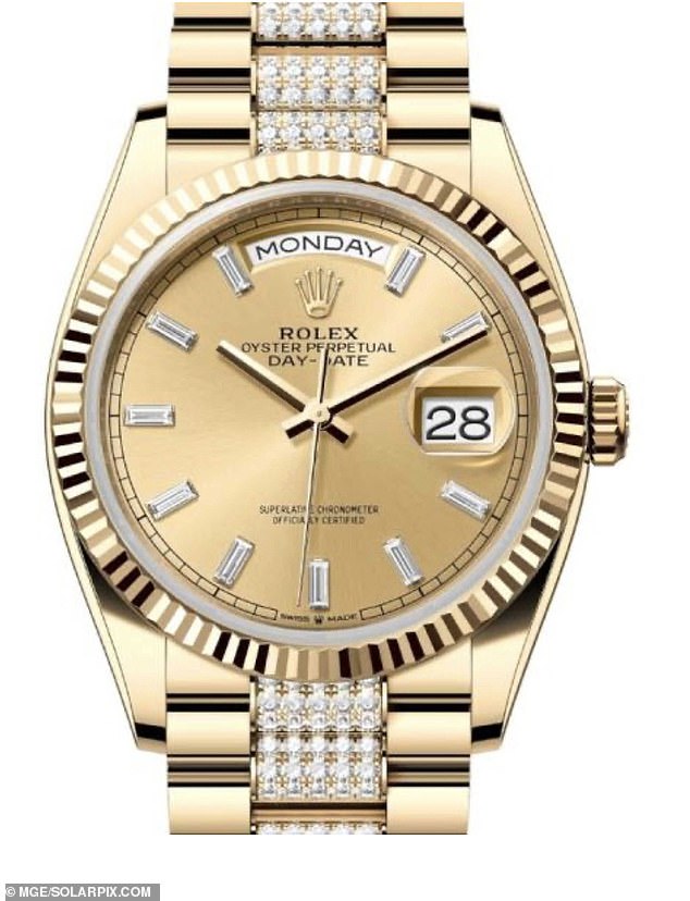 Algerians Amine Benserai, 34, and Hicham Ziroki, 33, robbed the holidaymaker, threw him to the ground and ripped his diamond Rolex President Day-Date watch from his wrist before fleeing the scene. The owner valued it at £150,000 when he reported it to the police