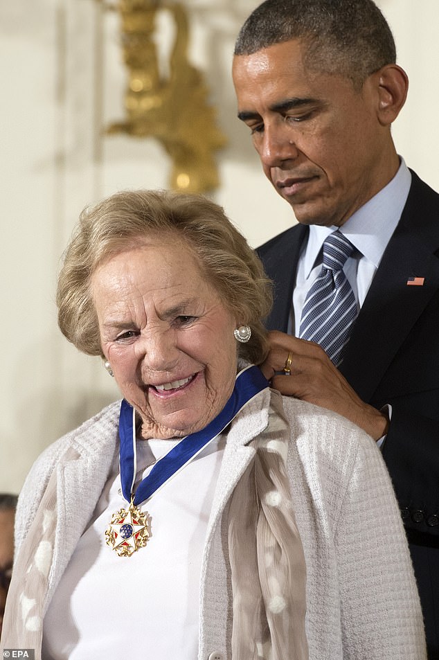 Ethel received the Presidential Medal of Honor from Barack Obama in 2014