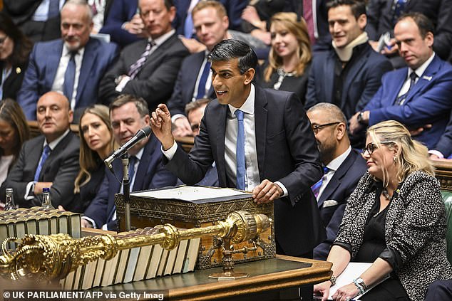 Opposition Leader Rishi Sunak has taken Sir Keir Starmer to task at Prime Minister's Questions, saying he had 'opened the door' to increasing National Insurance pension contributions.