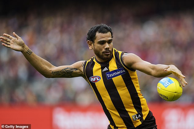 Cyril Rioli (pictured) is the lead plaintiff in the claims against Hawthorn, along with his wife Shannyn Ah Sam-Rioli