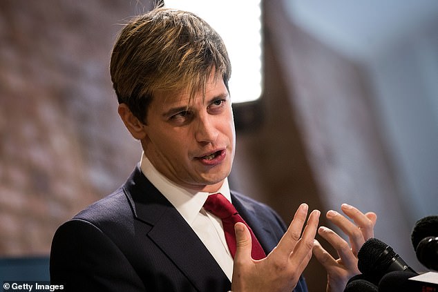 In August, West's former chief of staff Yiannopoulos, 39, claimed West is addicted to nitrous oxide or 'laughing gas' – Pictured in 2017 in New York