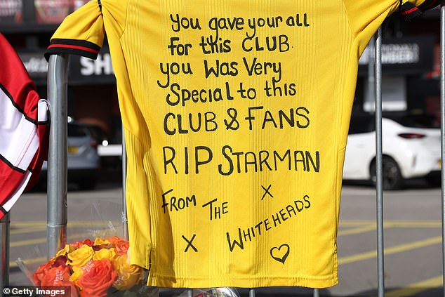 George was known as 'Starman' by supporters who sang tributes to him at matches to the tune of David Bowie's hit