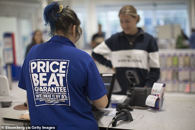 The October 31 deadline for filing returns is just three weeks away, leaving many professionals scrambling for the documents for work-related items (pictured is a Sydney Officeworks)