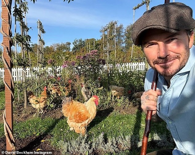 1728591243 736 Shirtless David Beckham shows off his chiselled abs as he