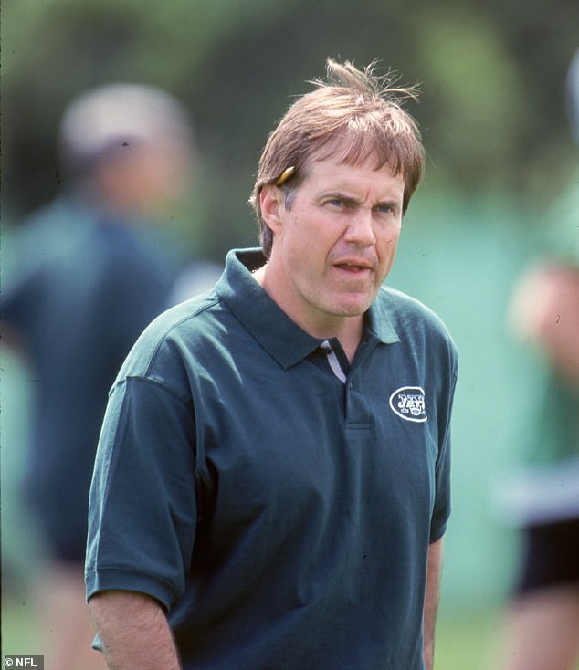 Belichick spent three years with the Jets and accepted the job as the team's head coach in 2000 before resigning a day later