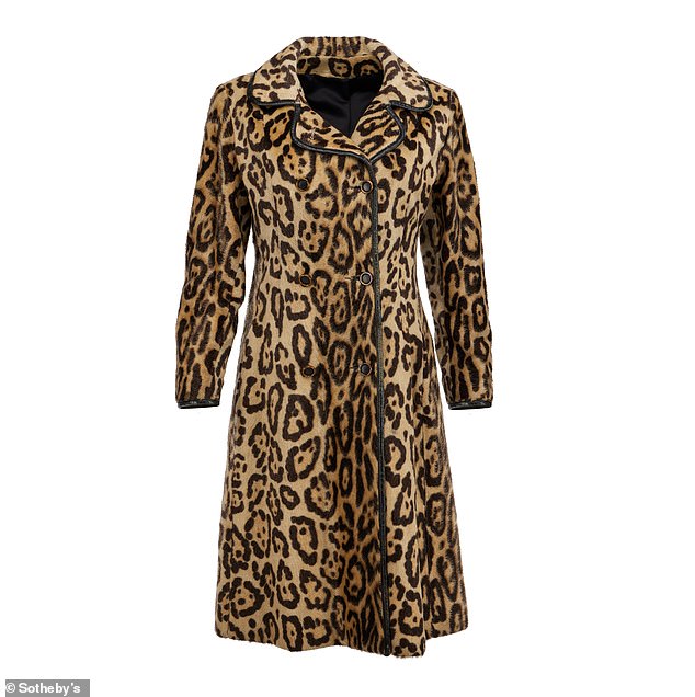 This 1969 vintage double-breasted faux leopard fur coat was one of Carolyn's favorites, although she lent it to her friend RoseMarie for a date