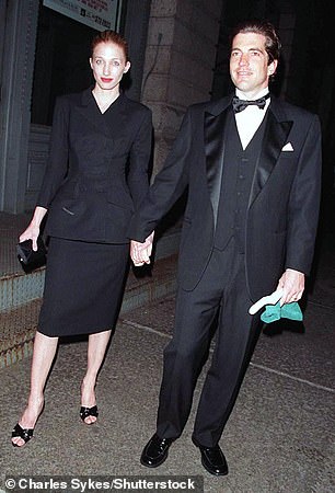 Carolyn was caught wearing the jacket while attending the Jacqueline Kennedy Onassis Medal event