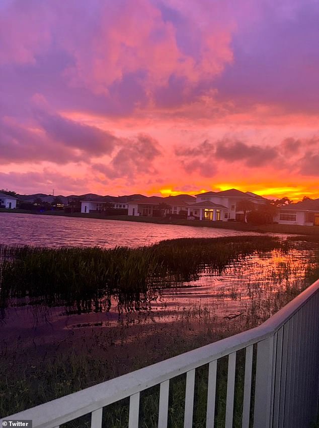 Not all hurricanes produce purple skies, and trying to predict when one will occur is 