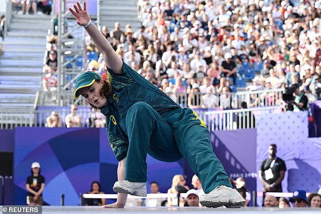 The Australian breakdancer, 36, turned into an internet sensation overnight after her wild dance moves during the sporting spectacle became the most talked about moment of the event