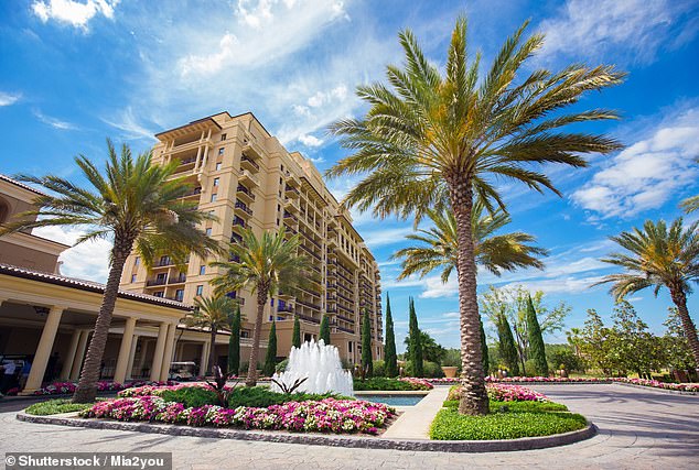 Sandra said her experience at a Disney World hotel during the storm was positive