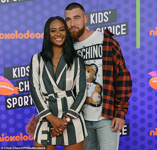 The influencer Nicole was in a relationship with three-time Super Bowl winner Kelce for about five years