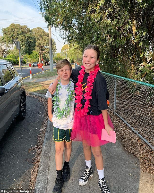 Daughter Tilly van de Rattens (pictured with her brother Will) had her early learning process disrupted by epilepsy that caused up to 30 seizures a day