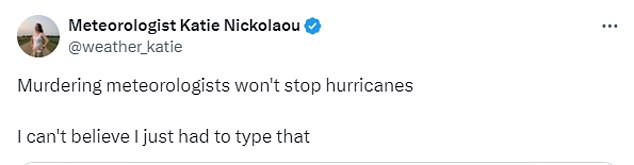 1728618774 379 Meteorologists face death threats after debunking bizarre Hurricane Milton conspiracy