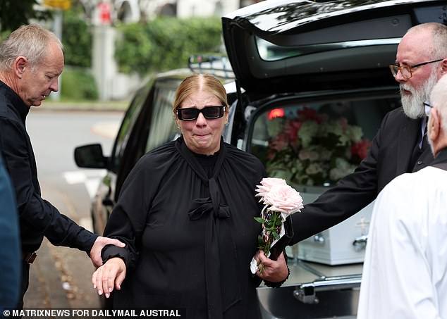 Devastated mother Tatjana after finally saying goodbye to her beloved daughter