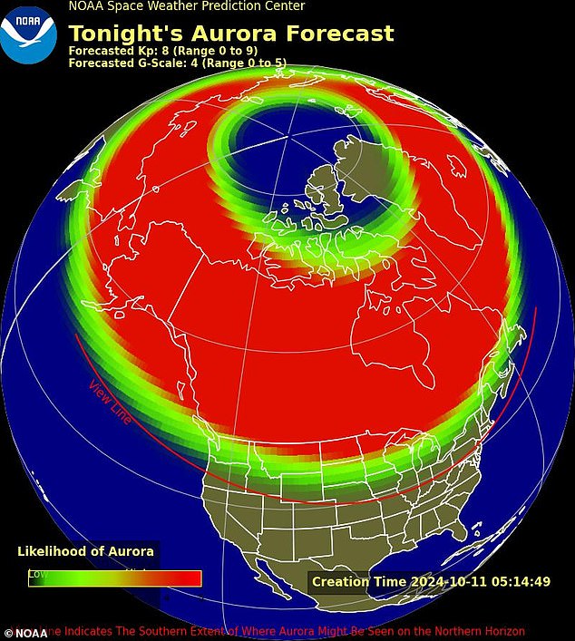 The National Oceanic and Atmospheric Administration classified the recent storm as 'severe', ranking it a four out of five in severity