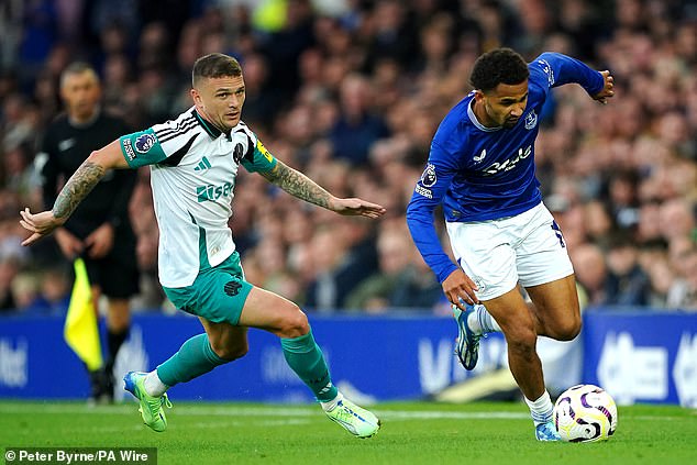 The defender was replaced by Everton in the 71st minute of the tie, but there were no reports of injury after the match