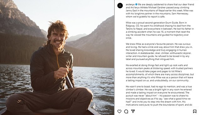 1728638107 44 Colorado climber Michael Gardner dies in fall from Nepal mountain