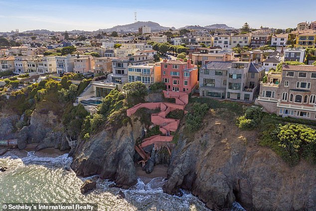 The home, located in the city's Sea Cliff neighborhood, was first on the market in 2016 for nearly $20 million, but failed to find a buyer until now